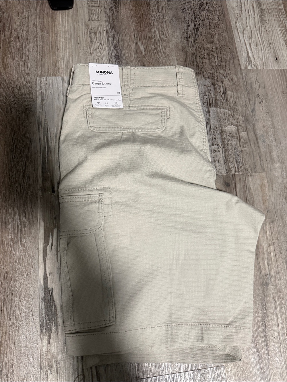Sonoma Men’s Cargo Shorts - Light Tan